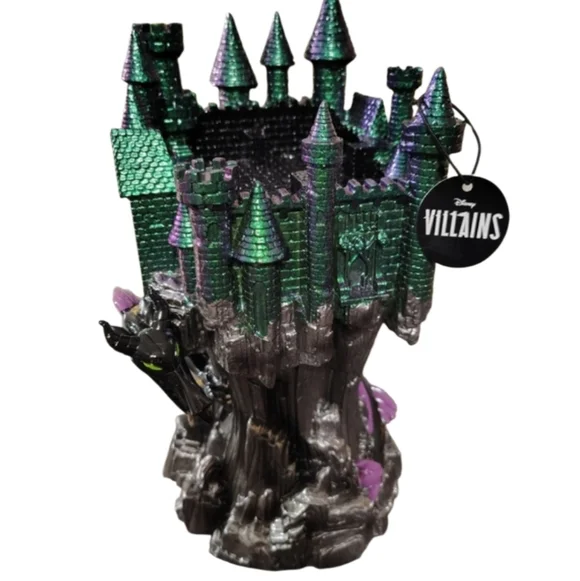 Bath & Body Works Disney Maleficent Dragon Castle Candle Holder NWT - Picture 2 of 16